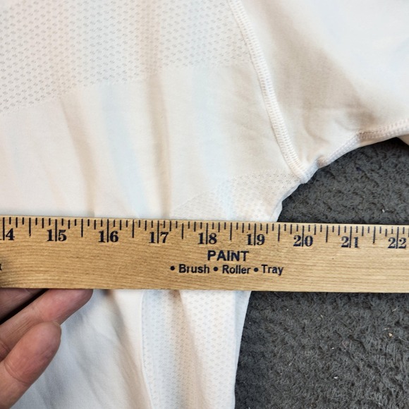 Alphalete Shirt Mens Extra Large White Seamless Performance Ventilated Gym - Picture 5 of 11